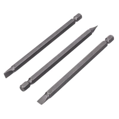 Бита ИНТЕРСКОЛ плоская SL5,5х0,8, длина 110 мм, хвостовик 1/4", 3 шт., 2042411000550