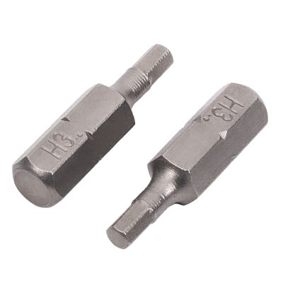 Бита ИНТЕРСКОЛ HEX3.0, 25 мм хвостовик 1/4", 2 шт. (0403.001)