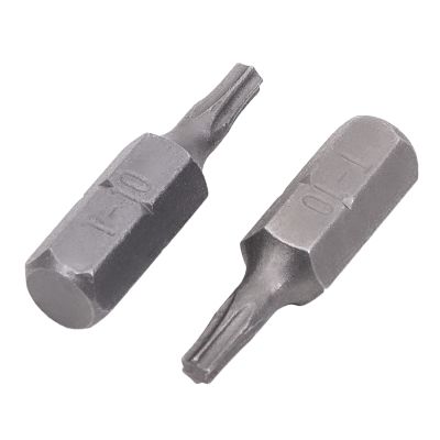 Бита ИНТЕРСКОЛ T10, 25 мм хвостовик 1/4", 2 шт. (0406.002)