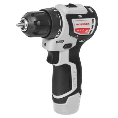 Аккумуляторная дрель-шуруповерт ИНТЕРСКОЛ МиниМАКС ДА-10/12 36, 12 В, 1450 об/мин, без АКБ и ЗУ (687.0.0.70)