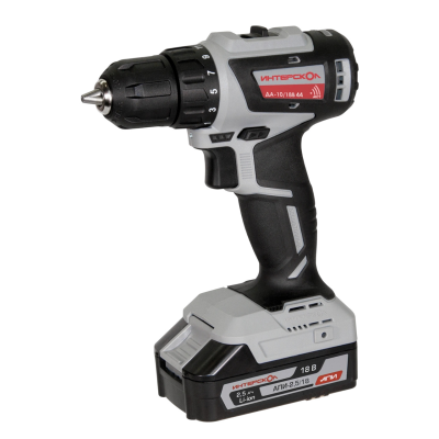 Дрель-шуруповерт ИНТЕРСКОЛ МиниМАКС ДА-10/18В 44, 18 В, 1650 об/мин, c 2 АКБ 2.5 Ач и ЗУ, в систейнере МультиБОКС (759.2.2.46)