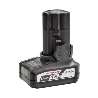 Аккумуляторный туннельный блок ИНТЕРСКОЛ БА-2/18, Li-Ion, 18 В, 2 Ач, 1 шт. (2400.026)