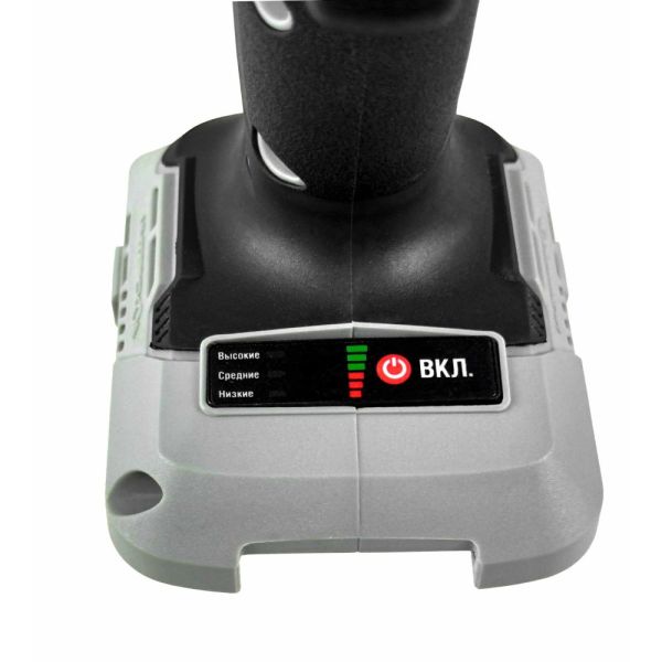 Аккумуляторный ударный гайковерт ИНТЕРСКОЛ ГАУ-300/18В, 18 В, 300 Нм, 3200 уд/мин, с 2 АКБ 2 Ач и ЗУ, в кейсе (755.1.4.47)