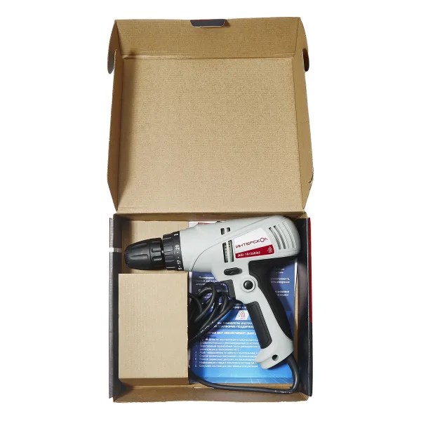 Дрель-шуруповерт ИНТЕРСКОЛ ДШ-10/260Э2, 260 Вт, 1800 об/мин (211.1.1.00)