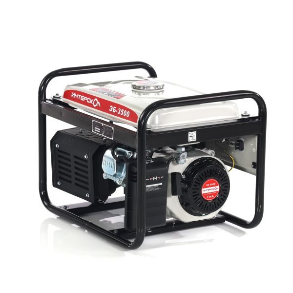 Генератор бензиновый ИНТЕРСКОЛ ЭБ-3500 синхронный, 2.5 кВт, (794.0.0.40)