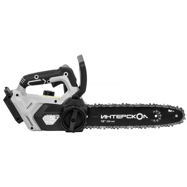Аккумуляторная цепная пила ИНТЕРСКОЛ ПЦА-12/36В, 36 В, 30 см, с АКБ 2.5 Ач и ЗУ (824.0.0.70-B25C)
