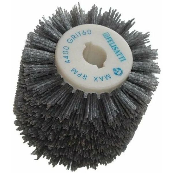 Щетка для брашировки нейлон с абразивом Felisatti ИНТЕРСКОЛ 110x100 мм, 927490170