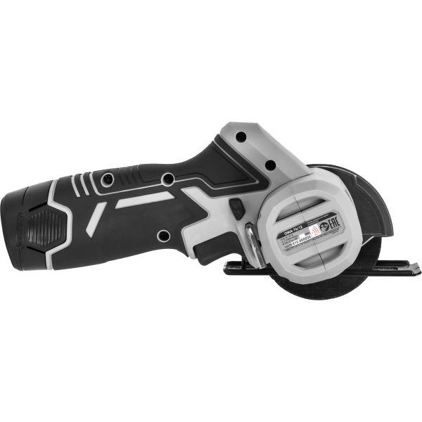 Аккумуляторная отрезная машина ИНТЕРСКОЛ ОМА-76/12, 12 В12500 об/мин, с 2 АКБ 2 Ач и ЗУ (810.2.2.70)