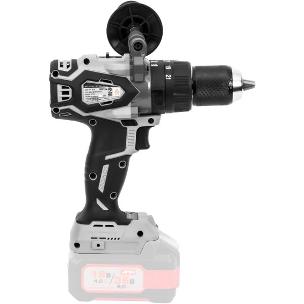 Аккумуляторная ударная дрель-шуруповерт ИНТЕРСКОЛ ДАУ-13/36В 140, 36 В, 2250 об/мин, 30000 уд/мин, с АКБ 2.5 Ач и ЗУ (852.0.0.70-B25C)