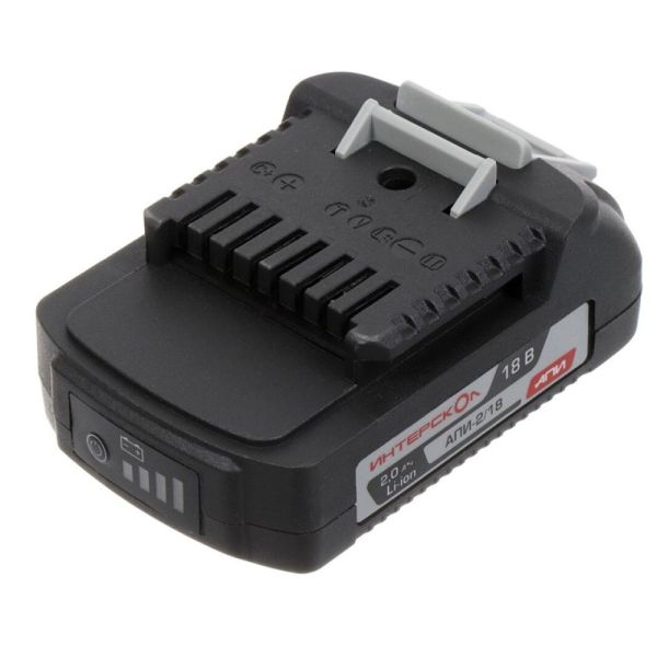 Аккумуляторная цепная пила ИНТЕРСКОЛ ПЦА-10/18В, 18 В, 25.4 см, 10 м/с, с АКБ 2 Ач и ЗУ (696.1.0.70-B2C)