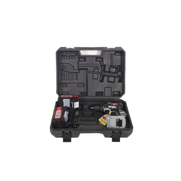 Дрель-шуруповерт ИНТЕРСКОЛ ДАУ-13/36В 50, 36 В, 1700 об/мин, 25500 уд/мин, с 2 АКБ 2 Ач и ЗУ, в кейсе (850.2.2.70)