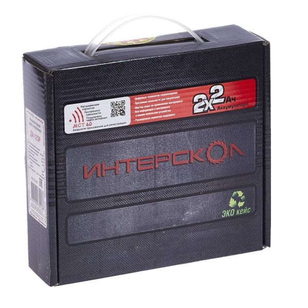 Набор аккумуляторного инструмента ИНТЕРСКОЛ 12 В: дрель-шуруповерт ДА-12ЭР 28 + перфоратор ПА-12/12В + 4 бура, с 2 АКБ 2 Ач и ЗУ