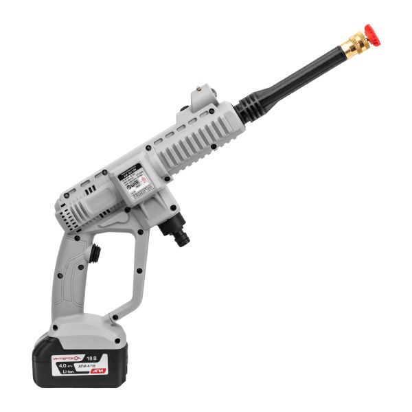 Аккумуляторная мойка высокого давления ИНТЕРСКОЛ АМ-40/18В, 18 В, 40 бар, 292.2 л/ч, без АКБ и ЗУ (746.0.0.70)