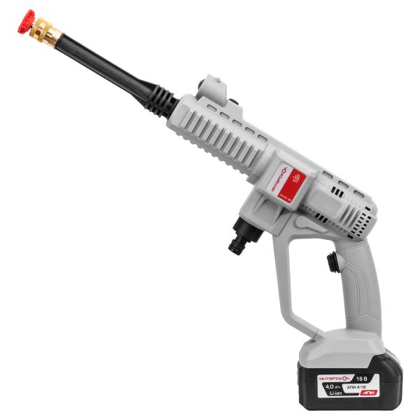 Аккумуляторная мойка высокого давления ИНТЕРСКОЛ АМ-40/18В, 18 В, 40 бар, 292.2 л/ч, без АКБ и ЗУ (746.0.0.70)