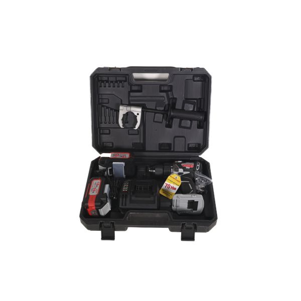 Аккумуляторная дрель-шуруповерт ИНТЕРСКОЛ ДА-13/36В 70, 36 В, 1900 об/мин, с 2 АКБ 2 Ач и ЗУ, в кейсе (814.2.2.70)