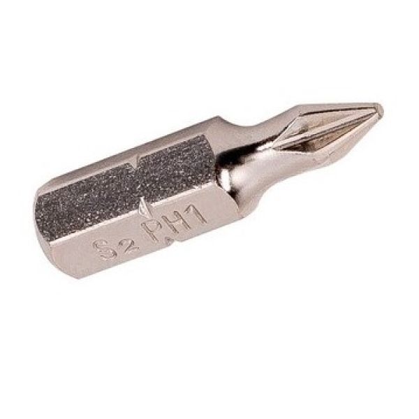Бита ИНТЕРСКОЛ PH1, 25 мм хвостовик 1/4", 6 шт. (25201.025)