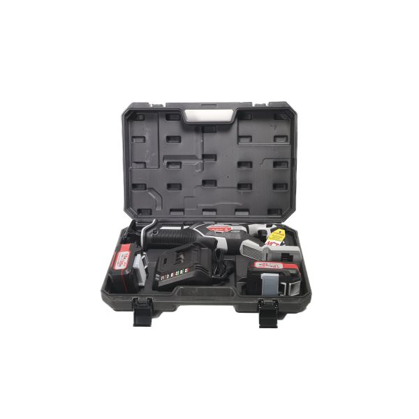 Аккумуляторная сабельная пила ИНТЕРСКОЛ НПА-200/36ВЭ, 36 В, 3000 ход/мин, 26 мм, с 2 АКБ 2 Ач и ЗУ, в кейсе (818.2.2.70)