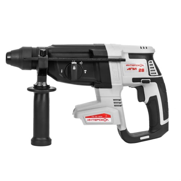 Аккумуляторный перфоратор ИНТЕРСКОЛ ПА-28/18ВM, 18 В, 2.8 Дж, 5300 уд/мин, с АКБ 2 Ач и ЗУ, в кейсе (732.0.0.70-B2C)