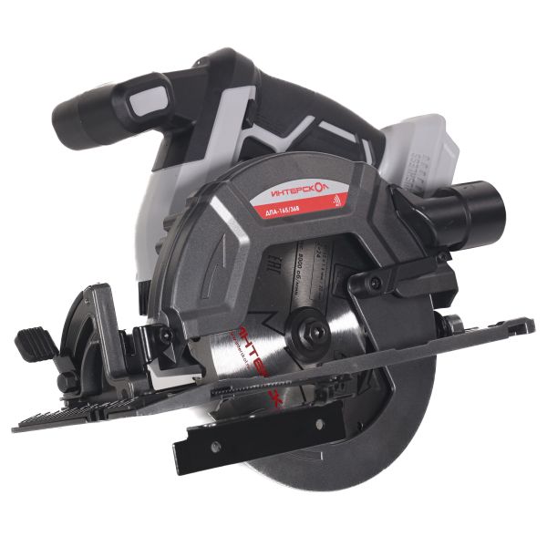 Аккумуляторная дисковая пила ИНТЕРСКОЛ ДПА-165/36В, 36 В, 165 мм, 5000 об/мин, с АКБ 2.5 Ач и ЗУ (817.0.0.70-B25C)