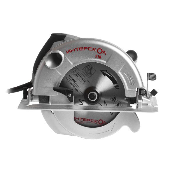 Пила циркулярная ИНТЕРСКОЛ ДП-210/1900ЭМ, 1900 Вт, 210 мм, 5000 об/мин (99.1.1.30)