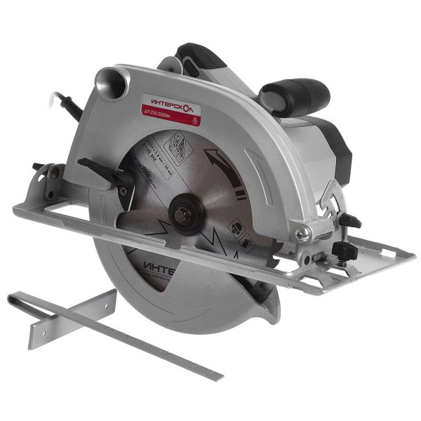 Дисковая (циркулярная) пила ИНТЕРСКОЛ ДП-235/2050ЭМ 2000 Вт, 235 мм, 4500 об/мин, 554.1.0.70