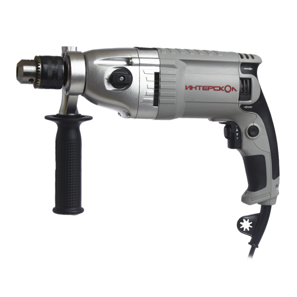 Ударная дрель ИНТЕРСКОЛ ДУ-16/1050ЭР, 1050 Вт, 2000 об/мин, 32000 уд/мин (149.1.3.00)