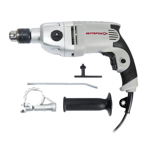 Ударная дрель ИНТЕРСКОЛ ДУ-13/810ЭР, 810 Вт, 2000 об/мин, 32000 уд/мин (150.1.3.00)