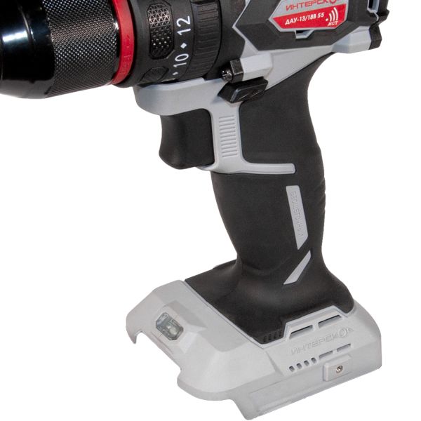 Дрель-шуруповерт ИНТЕРСКОЛ ДАУ-13/18В 55, 18 В, 1850 об/мин, 27750 уд/мин, без АКБ и ЗУ (953.0.0.70)