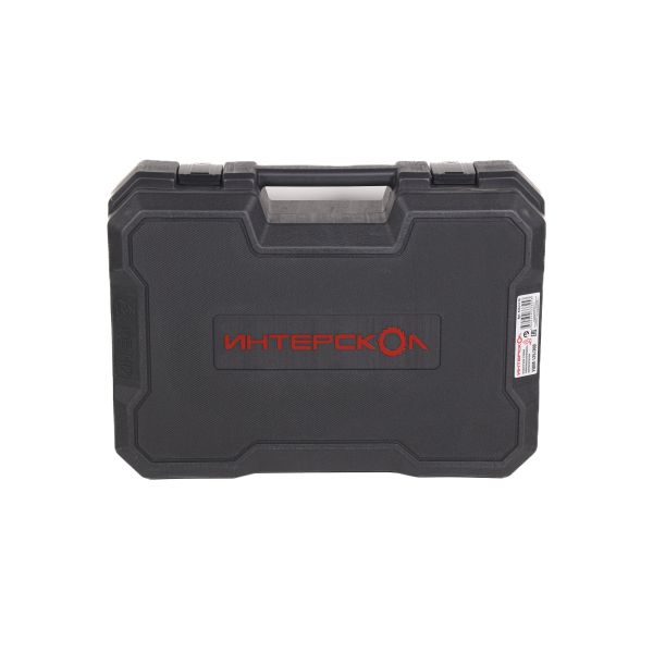 Аккумуляторная угловая шлифмашина ИНТЕРСКОЛ УШМ-125/36В, 36 В, 125 мм, 8500 об/мин, с 2 АКБ 2 Ач и ЗУ, в кейсе (816.2.2.70)