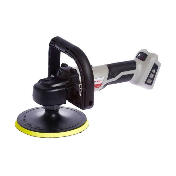 Аккумуляторная полировальная машина ИНТЕРСКОЛ УПМ-180/18ВЭ,, 18 В, 180 мм, 2200 об/мин, с АКБ 2 Ач и ЗУ (642.1.0.70-B2C)