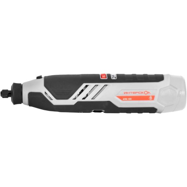 Набор аккумуляторного инструмента ИНТЕРСКОЛ 12 В: дрель-шуруповерт ДА-10/12В 36 + гравер АГМ-12Э +19 сверл, с 2 АКБ 2 Ач и ЗУ