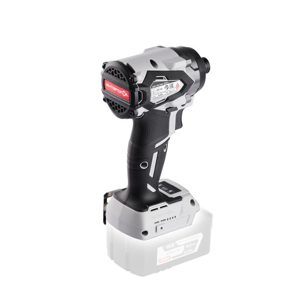 Аккумуляторный ударный шуруповерт ИНТЕРСКОЛ ШАУ-350/18ВЭ, 18 В, 350 Нм, 3200 уд/мин, без АКБ и ЗУ (943.0.0.70)