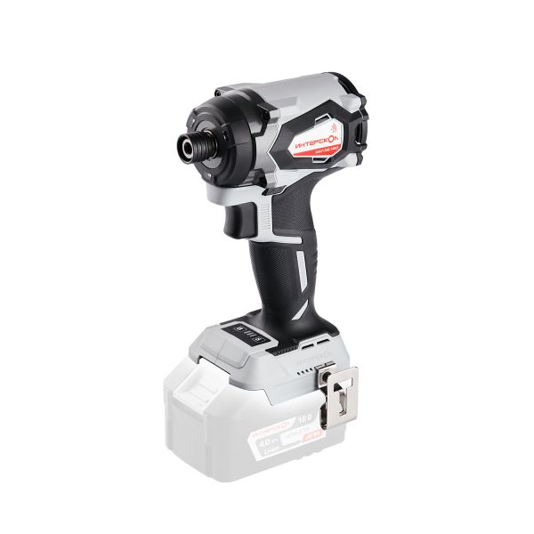 Аккумуляторный ударный шуруповерт ИНТЕРСКОЛ ШАУ-350/18ВЭ, 18 В, 350 Нм, 3200 уд/мин, без АКБ и ЗУ (943.0.0.70)