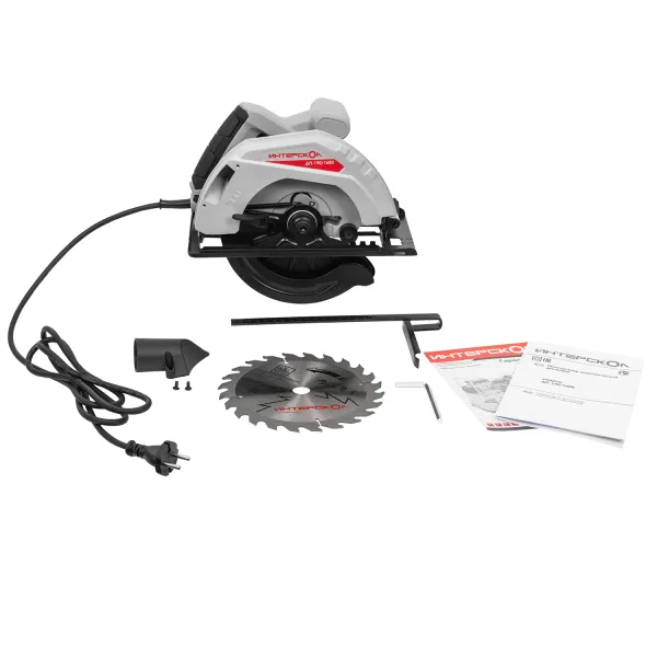 Пила дисковая ИНТЕРСКОЛ ДП-190/1600, 1600 Вт, 190 мм, 5000 об/мин (681.0.0.00)