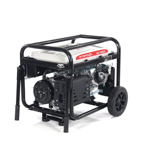 Генератор бензиновый ИНТЕРСКОЛ ЭБ-7500Э синхронный, 6 кВт, (796.0.0.40)