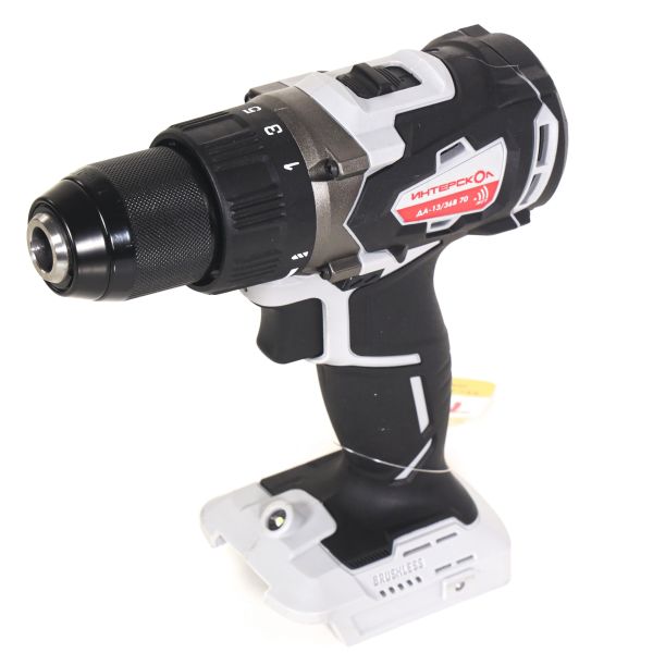 Аккумуляторная дрель-шуруповерт ИНТЕРСКОЛ ДА-13/36В 70, 36 В, 1900 об/мин, с АКБ 2.5 Ач и ЗУ (814.0.0.70-B25C)