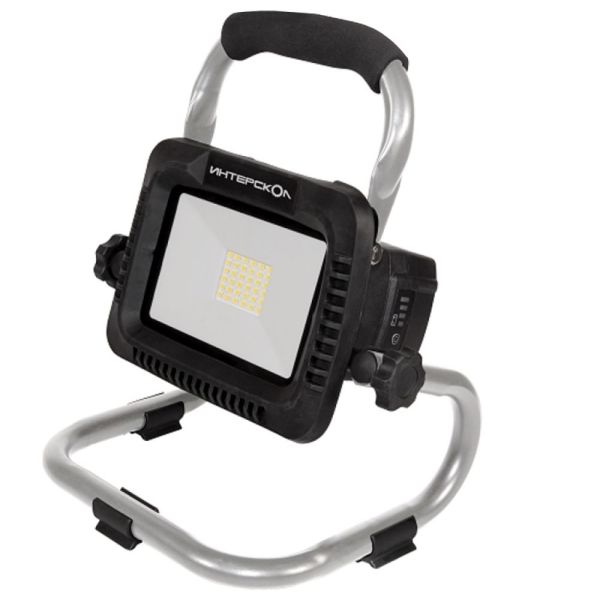 Аккумуляторный фонарь ИНТЕРСКОЛ ФО-50/18Л, 18 В, с АКБ 2 Ач и ЗУ (652.0.0.00-B2C)