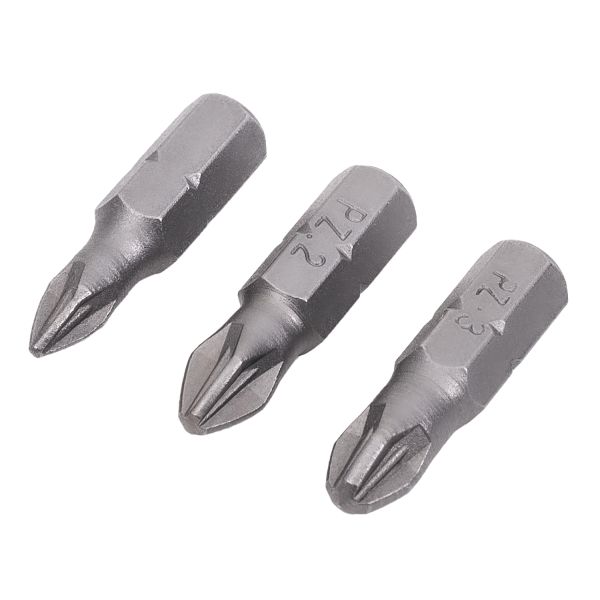 Бита ИНТЕРСКОЛ PZ1/PZ2/PZ3, 25 мм хвостовик 1/4", 3 шт. (0400.003)
