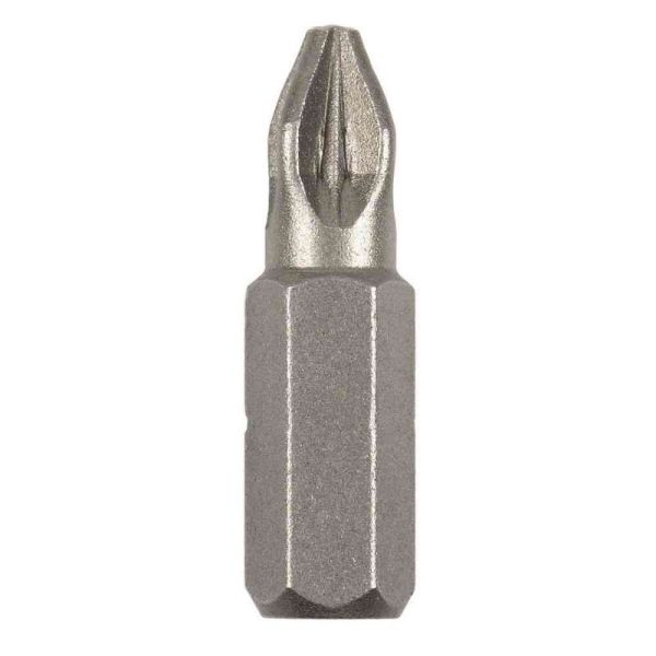 Бита ИНТЕРСКОЛ PZ2, длина 25 мм, хвостовик 1/4", 2 шт.