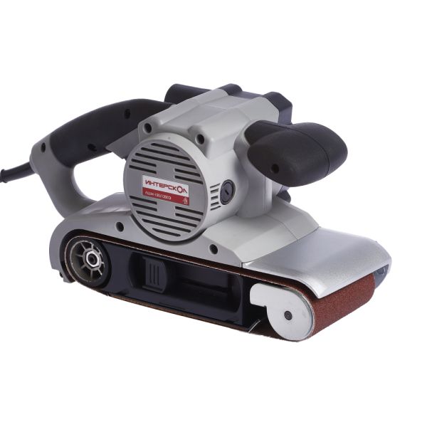 Ленточная шлифмашина ИНТЕРСКОЛ ЛШМ-100/1200Э, 1200 Вт, 100 мм, 400 м/мин, (72.1.1.00)