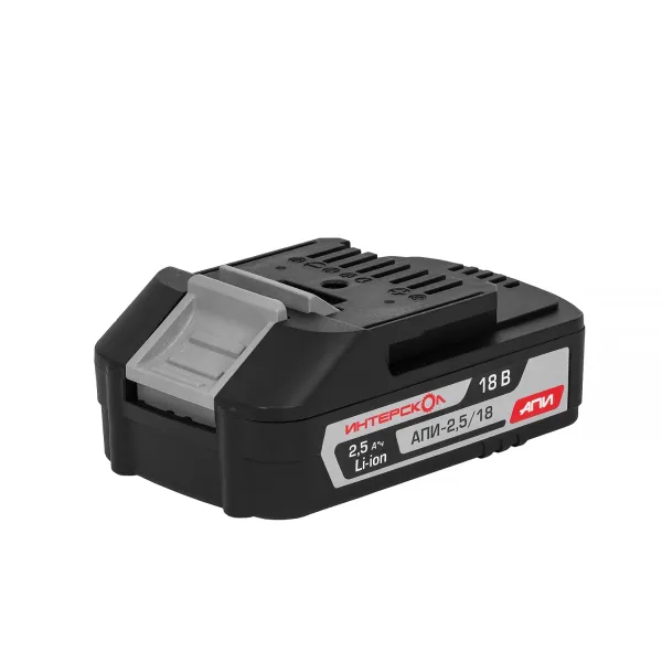 Аккумуляторная цепная пила ИНТЕРСКОЛ ПЦА-4 МультиМАКС18, 18 В, 10 см, с АКБ 2.5 Ач и ЗУ (755.1.3.48)