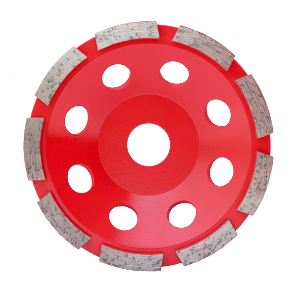 Чашка алмазная ИНТЕРСКОЛ 1-ряд, 125х22.2х5 мм, 13300 об/мин (10101.125)