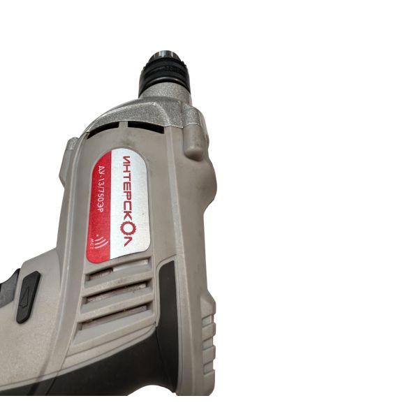 Ударная дрель ИНТЕРСКОЛ ДУ-13/750ЭР, 750 Вт, 2800 об/мин, 45000 уд/мин, (УЦЕНЕННЫЙ ТОВАР) (546.1.0.00/U)