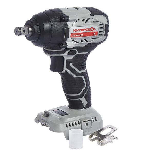Аккумуляторный гайковерт ИНТЕРСКОЛ ГАУ-350/18ВЭ, 18 В, 350 Нм, 3200 уд/мин, без АКБ и ЗУ (643.1.0.70)