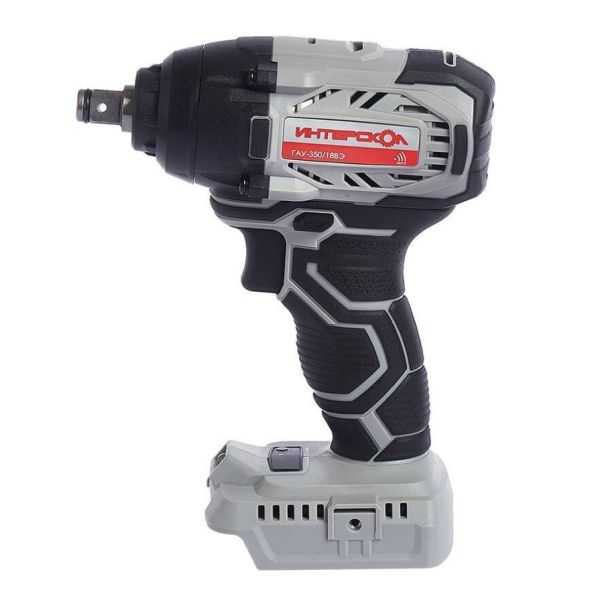 Аккумуляторный гайковерт ИНТЕРСКОЛ ГАУ-350/18ВЭ, 18 В, 350 Нм, 3200 уд/мин, без АКБ и ЗУ (643.1.0.70)