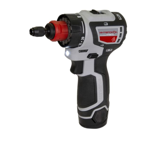 Набор аккумуляторного инструмента ИНТЕРСКОЛ 12 В: дрель-шуруповерт ДА-10/12В 36 + цепная пила ПЦА-4/12 + шина, с 2 АКБ 2 Ач и ЗУ