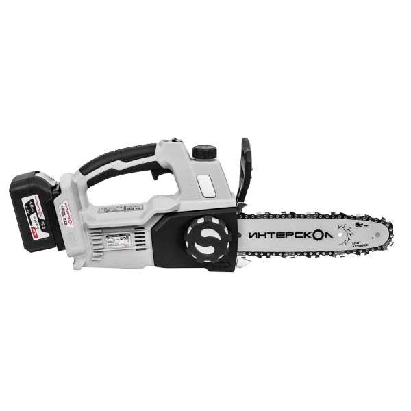 Аккумуляторная цепная пила ИНТЕРСКОЛ ПЦА-10/18В, 18 В, 25.4 см, 10 м/с, с АКБ 4 Ач и ЗУ (696.4.1.70)