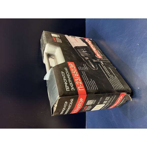 Перфоратор ИНТЕРСКОЛ П-23/650ЭР, 650 Вт, 2.2 Дж, 6300 уд/мин, в кейсе (УЦЕНЕННЫЙ ТОВАР) (593.1.0.70/U)