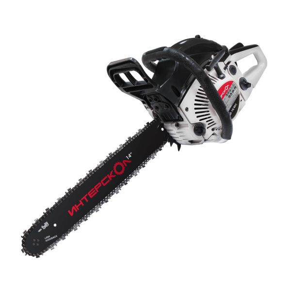 Бензопила цепная ИНТЕРСКОЛ ПЦБ-14/45Л, 350 мм (14"), 2.4 л.с., 1.8 кВт, 442.01.0.00