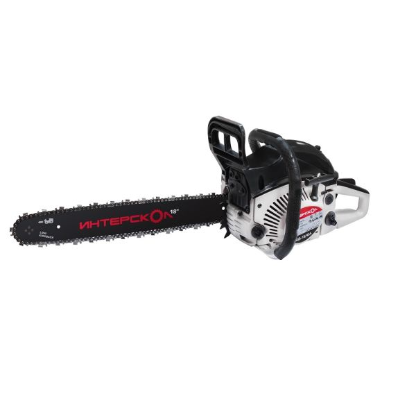 Бензопила цепная ИНТЕРСКОЛ ПЦБ-18/45Л, 450 мм (18"), 2.4 л.с., 1.8 кВт, 444.01.0.00